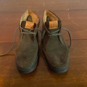 Stacy Adam’s green chukka boots